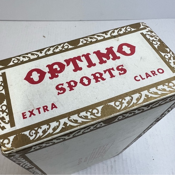 Vintage Cardboard Optimo Cigar Box Man Cave Tobacciana - Picture 5 of 10
